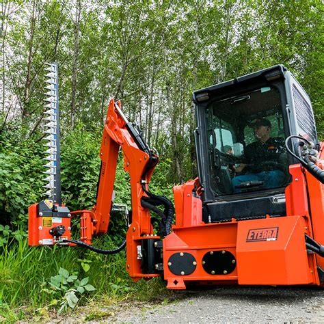 skid steer mounted boom mower|hydraulic mower attachment skid steer.